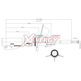 Stoßdämpfer X824334 für MONDEO II Stufenheck (BFP) für 47,93 CHF
