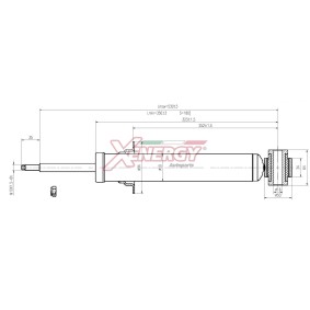 Stoßdämpfer X825341 für 407 SW (6E_) für 34,58 CHF