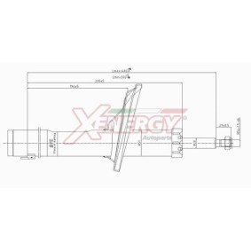 Stoßdämpfer X828633 für PEUGEOT