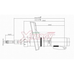 Stoßdämpfer X835333 für FAVORIT Pick-up (787) für 38,75 CHF