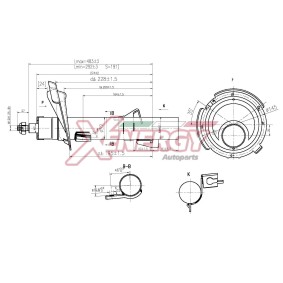 Stoßdämpfer X842334 für VOLVO