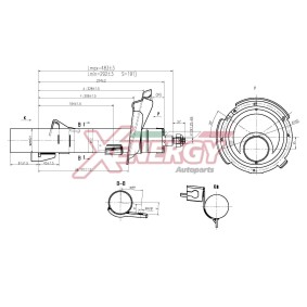 Stoßdämpfer X843334 für VOLVO