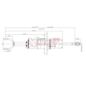 Stoßdämpfer X843341 für A6 Avant (4B5, C5) für 37,11 CHF