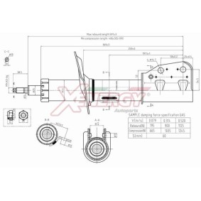 Stoßdämpfer X845335 von AP XENERGY günstig für 126,46 € online kaufen
