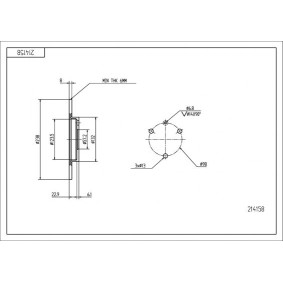 Comprar Disco de freno de HART 214 158 a bajo precio de 14,84 €