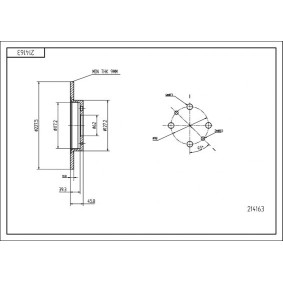 Acquista Disco freno da HART 214 163 a buon mercato per soli 16,93 €