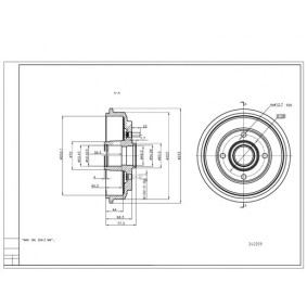 Comprar Tambor de freno de HART 242 259 a bajo precio de 35,86 €