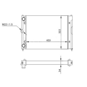 Acquista Radiatore motore da HART 600 508 a buon mercato per soli 40,83 €
