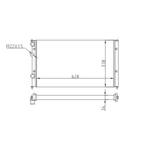 Acquista Radiatore motore da HART 601 512 a buon mercato per soli 70,40 €