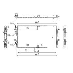 Acquista Radiatore motore da HART 602 132 a buon mercato per soli 77,77 €