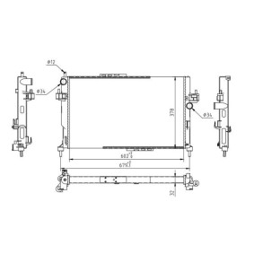 Acquista Radiatore motore da HART 602 184 a buon mercato per soli 81,36 €