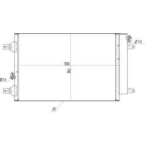 Klimakondensator 602 279 für Alhambra (7V8, 7V9) für 82,83 CHF