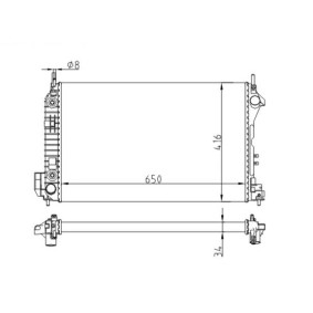 Acquista Radiatore motore da HART 602 771 a buon mercato per soli 127,02 €
