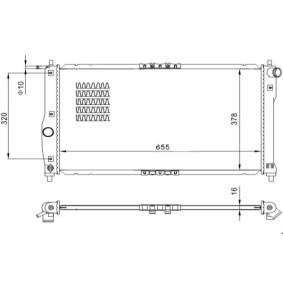 Acquista Radiatore motore da HART 605 746 a buon mercato per soli 81,77 €