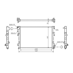 Acquista Radiatore motore da HART 605 935 a buon mercato per soli 81,92 €