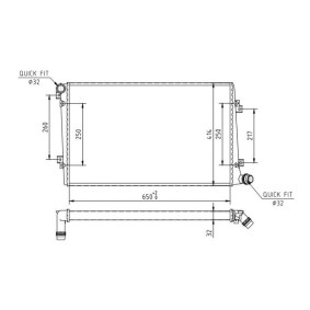 Acquista Radiatore motore da HART 608 019 a buon mercato per soli 115,35 €