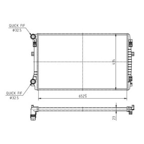 Acquista Radiatore motore da HART 618 611 a buon mercato per soli 115,39 €