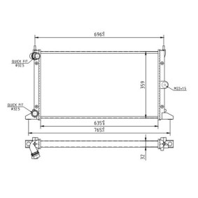 Acquista Radiatore motore da HART 620 267 a buon mercato per soli 92,17 €