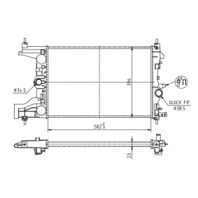 Acquista Radiatore motore da HART 623 791 a buon mercato per soli 102,16 €