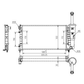 Acquista Radiatore motore da HART 637 133 a buon mercato per soli 94,73 €