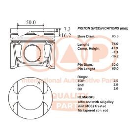 Kolben für OPEL von IAP QUALITY PARTS