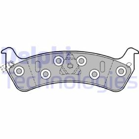 Bremsbeläge LP1184 für GRAND CHEROKEE III (WH, WK) für 35,15 CHF
