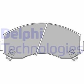 Osta Jarrupalat, levyjarru DELPHI:llä LP1433 edullisesti hintaan 39,64 €