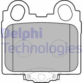 Bremsbeläge von DELPHI