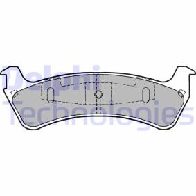 Bremsbeläge LP1635 für GRAND CHEROKEE III (WH, WK) für 23,02 CHF