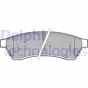Achetez des Plaquettes de frein DELPHI LP2197 à prix pour 27,46 €