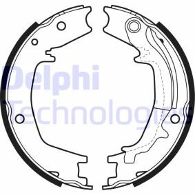 Compre Jogo de maxilas de travão, travão de estacionamento da DELPHI LS1985 a um preço baixo por 23,56 €