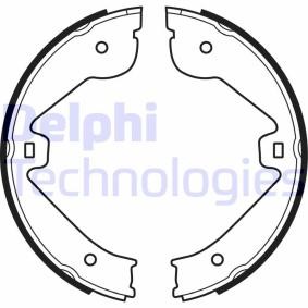 Compre Jogo de maxilas de travão, travão de estacionamento da DELPHI LS1995 a um preço baixo por 24,80 €