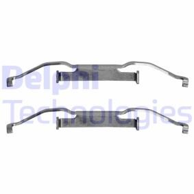 Achetez des Kit d'accessoires, plaquette de frein à disque DELPHI LX0153 à prix pour 8,50 €