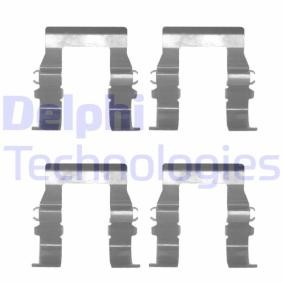 Achetez des Kit d'accessoires, plaquette de frein à disque DELPHI LX0171 à prix pour 10,18 €