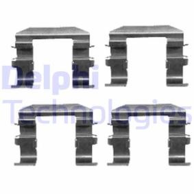 Acquista Kit accessori, pastiglia freno da DELPHI LX0417 a buon mercato per soli 10,75 €