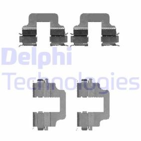 FORD Zubehörsatz, Scheibenbremsbelag von DELPHI