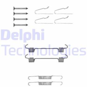 Compre Kit de acessórios, maxilas de travão de estacionamento da DELPHI LY1306 a um preço baixo por 10,02 €
