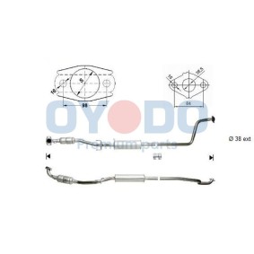 Achetez des Kit de réparation, crémaillère de direction Oyodo 70K0300-OYO à prix pour 23,60 €