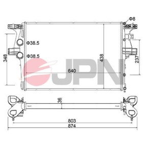 Achetez des Radiateur de chez JPN en ligne pour DAILY V Camion plate-forme/Châssis à prix modérés