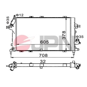 Kühler, Motorkühlung 60C9036-JPN