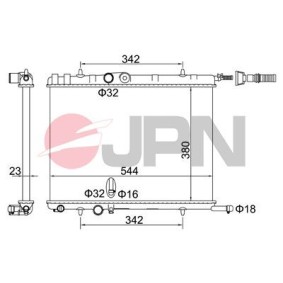 Kühler, Motorkühlung 60C9041-JPN