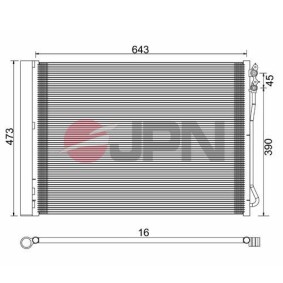 Klimakondensator 60C9085-JPN