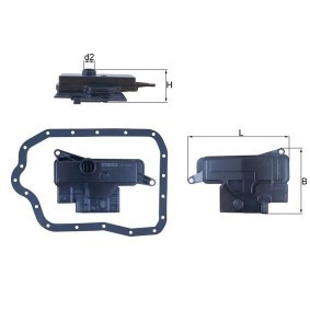 Hydraulikfilter, Automatikgetriebe für TOYOTA von KNECHT