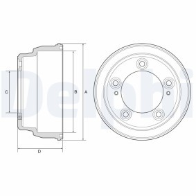 Osta Jarrurumpu DELPHI:llä BF645 edullisesti hintaan 53,36 €