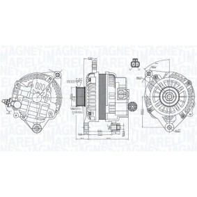 Kjøp Dynamo av MAGNETI MARELLI 063731898010 til den lave prisen 1813,65 NOK