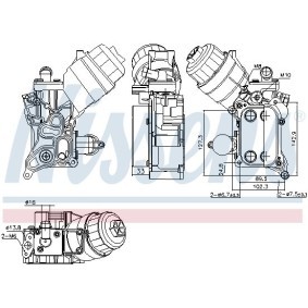Ölkühler 91355 für LANCIA