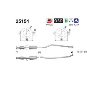 Acquista Catalizzatore da AS 25151 a buon mercato per soli 294,08 €