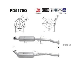 Comprar Filtro de partículas de AS FD5175Q a bajo precio de 656,49 €