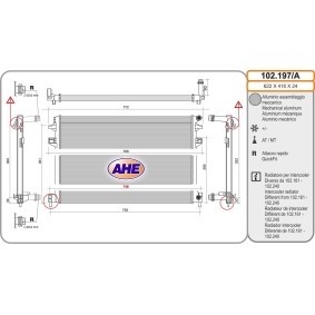 Acquista Radiatore motore da AHE 102.197/A a buon mercato per soli 170,19 €
