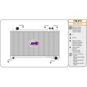 Acquista Radiatore motore da AHE 138.014 a buon mercato per soli 296,21 €